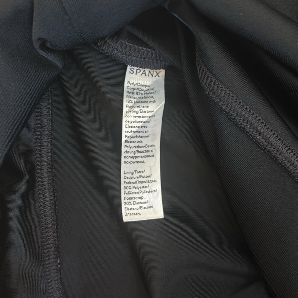 SPANX Faux Leather Leggings Black Size XL - Picture 4 of 7